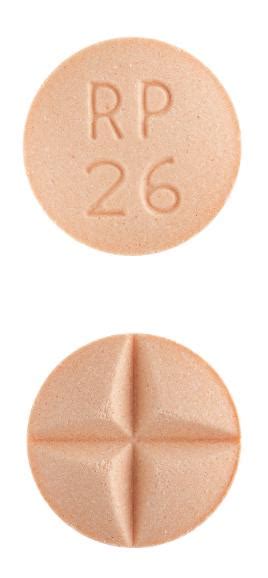 This peach round pill with imprint RP 26 on it has been identified as Amphetaminedextroamphetamine 20 mg. . Is rp 26 pill adderall